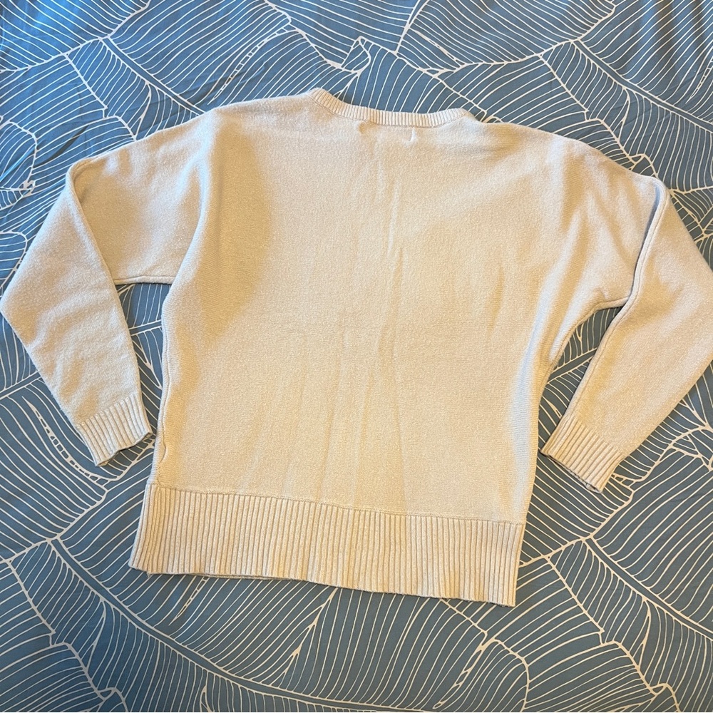 Chelsea & Theodore Blush Fringe Sweater - Picture 4 of 7